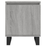 vidaXL Noptiere, 2 buc., gri sonoma, 40x30x50 cm, lemn compozit vidaXL Noptiere, 2 buc., gri sonoma, 40x30x50 cm, lemn compozit