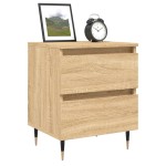 vidaXL Noptieră, stejar sonoma, 40x35x50 cm, lemn compozit vidaXL Noptieră, stejar sonoma, 40x35x50 cm, lemn compozit
