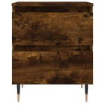vidaXL Noptiere, 2 buc., stejar fumuriu, 40x35x50 cm, lemn compozit vidaXL Noptiere, 2 buc., stejar fumuriu, 40x35x50 cm, lemn compozit