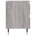vidaXL Noptiere, 2 buc., gri sonoma, 40x35x50 cm, lemn compozit vidaXL Noptiere, 2 buc., gri sonoma, 40x35x50 cm, lemn compozit