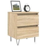vidaXL Noptieră, stejar sonoma, 40x35x50 cm, lemn compozit vidaXL Noptieră, stejar sonoma, 40x35x50 cm, lemn compozit