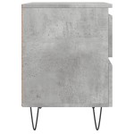 vidaXL Noptiere, 2 buc., gri beton, 40x35x50 cm, lemn compozit vidaXL Noptiere, 2 buc., gri beton, 40x35x50 cm, lemn compozit