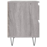 vidaXL Noptiere, 2 buc., gri sonoma, 40x35x50 cm, lemn compozit vidaXL Noptiere, 2 buc., gri sonoma, 40x35x50 cm, lemn compozit