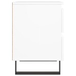 vidaXL Noptieră, alb, 40x35x50 cm, lemn prelucrat