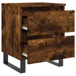 vidaXL Noptiere, 2 buc., stejar fumuriu, 40x35x50 cm, lemn compozit vidaXL Noptiere, 2 buc., stejar fumuriu, 40x35x50 cm, lemn compozit