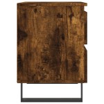 vidaXL Noptiere, 2 buc., stejar fumuriu, 40x35x50 cm, lemn compozit vidaXL Noptiere, 2 buc., stejar fumuriu, 40x35x50 cm, lemn compozit