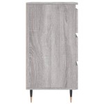 vidaXL Noptiere, 2 buc., gri sonoma, 40x35x69 cm, lemn compozit vidaXL Noptiere, 2 buc., gri sonoma, 40x35x69 cm, lemn compozit