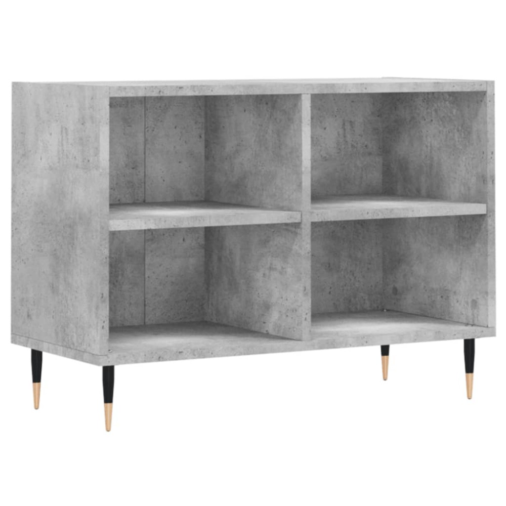 vidaXL Comodă TV, gri beton, 69,5x30x50 cm, lemn compozit
