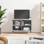 vidaXL Comodă TV, gri beton, 69,5x30x50 cm, lemn compozit vidaXL Comodă TV, gri beton, 69,5x30x50 cm, lemn compozit