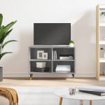 vidaXL Comodă TV, gri sonoma, 69,5x30x50 cm, lemn compozit vidaXL Comodă TV, gri sonoma, 69,5x30x50 cm, lemn compozit
