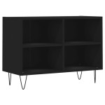 vidaXL Comodă TV, negru, 69,5x30x50 cm, lemn compozit