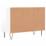 vidaXL Comodă TV, alb extralucios, 69,5x30x50 cm, lemn compozit vidaXL Comodă TV, alb extralucios, 69,5x30x50 cm, lemn compozit