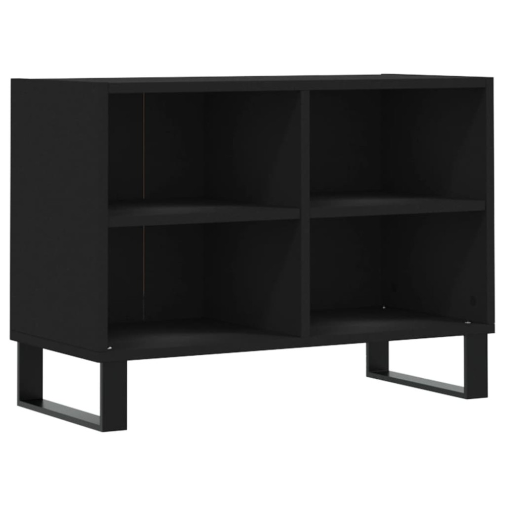 vidaXL Comodă TV, negru, 69,5x30x50 cm, lemn compozit