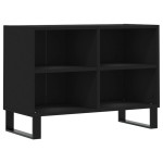 vidaXL Comodă TV, negru, 69,5x30x50 cm, lemn compozit