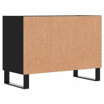vidaXL Comodă TV, negru, 69,5x30x50 cm, lemn compozit