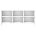 vidaXL Comodă TV, alb, 103,5x30x50 cm, lemn compozit