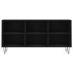 vidaXL Comodă TV, negru, 103,5x30x50 cm, lemn compozit