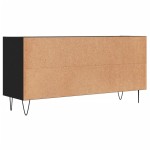 vidaXL Comodă TV, negru, 103,5x30x50 cm, lemn compozit