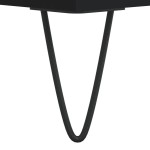 vidaXL Comodă TV, negru, 103,5x30x50 cm, lemn compozit