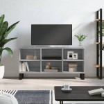 vidaXL Comodă TV, gri sonoma, 103,5x30x50 cm, lemn compozit vidaXL Comodă TV, gri sonoma, 103,5x30x50 cm, lemn compozit
