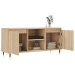 vidaXL Comodă TV, stejar sonoma, 104x35x50 cm, lemn compozit vidaXL Comodă TV, stejar sonoma, 104x35x50 cm, lemn compozit