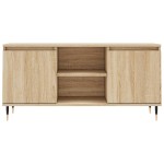 vidaXL Comodă TV, stejar sonoma, 104x35x50 cm, lemn compozit vidaXL Comodă TV, stejar sonoma, 104x35x50 cm, lemn compozit