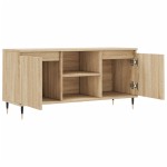vidaXL Comodă TV, stejar sonoma, 104x35x50 cm, lemn compozit vidaXL Comodă TV, stejar sonoma, 104x35x50 cm, lemn compozit
