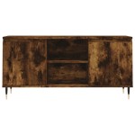 vidaXL Comodă TV, stejar fumuriu, 104x35x50 cm, lemn compozit vidaXL Comodă TV, stejar fumuriu, 104x35x50 cm, lemn compozit