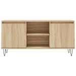 vidaXL Comodă TV, stejar sonoma, 104x35x50 cm, lemn compozit vidaXL Comodă TV, stejar sonoma, 104x35x50 cm, lemn compozit