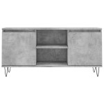 vidaXL Comodă TV, gri beton, 104x35x50 cm, lemn compozit vidaXL Comodă TV, gri beton, 104x35x50 cm, lemn compozit