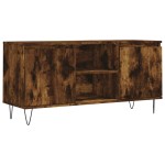vidaXL Comodă TV, stejar fumuriu, 104x35x50 cm, lemn compozit vidaXL Comodă TV, stejar fumuriu, 104x35x50 cm, lemn compozit