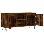vidaXL Comodă TV, stejar fumuriu, 104x35x50 cm, lemn compozit vidaXL Comodă TV, stejar fumuriu, 104x35x50 cm, lemn compozit