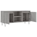 vidaXL Comodă TV, gri sonoma, 104x35x50 cm, lemn compozit vidaXL Comodă TV, gri sonoma, 104x35x50 cm, lemn compozit