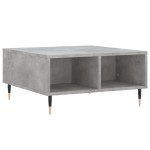 vidaXL Masă de cafea, gri beton, 60x60x30 cm, lemn compozit