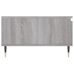 vidaXL Masă de cafea, gri sonoma, 90x60x35 cm, lemn compozit
