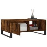 vidaXL Masă de cafea, stejar fumuriu, 90x60x35 cm, lemn compozit