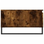 vidaXL Masă de cafea, stejar fumuriu, 90x60x35 cm, lemn compozit