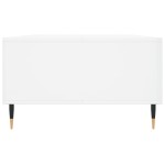 vidaXL Masă de cafea, alb extralucios, 104x60x35 cm, lemn compozit vidaXL Masă de cafea, alb extralucios, 104x60x35 cm, lemn compozit