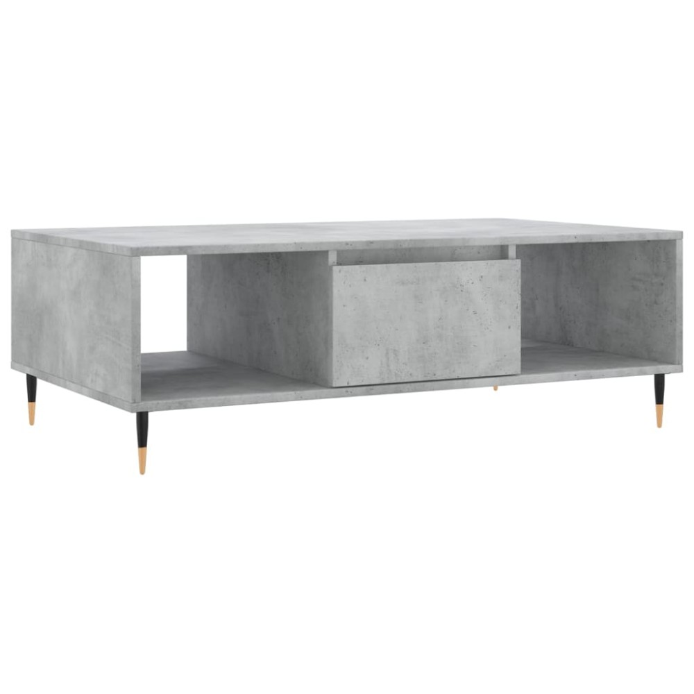 vidaXL Masă de cafea, gri beton, 104x60x35 cm, lemn compozit