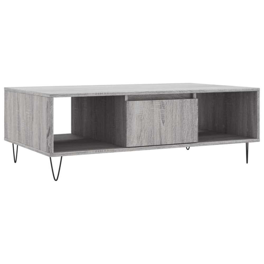 vidaXL Masă de cafea, gri sonoma, 104x60x35 cm, lemn compozit