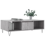 vidaXL Masă de cafea, gri sonoma, 104x60x35 cm, lemn compozit