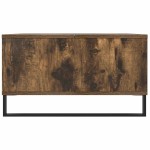 vidaXL Masă de cafea, stejar fumuriu, 104x60x35 cm, lemn compozit vidaXL Masă de cafea, stejar fumuriu, 104x60x35 cm, lemn compozit
