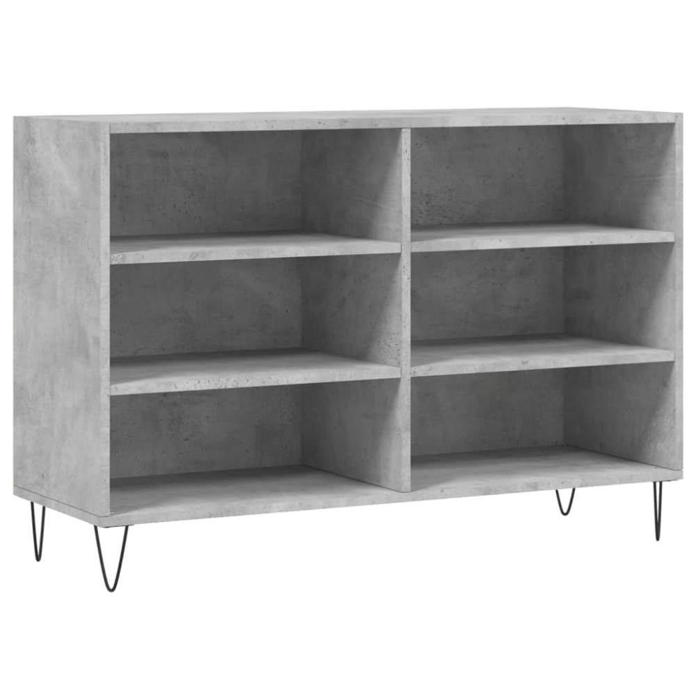 vidaXL Servantă, gri beton, 103,5x35x70 cm, lemn compozit