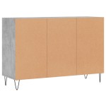 vidaXL Servantă, gri beton, 103,5x35x70 cm, lemn compozit vidaXL Servantă, gri beton, 103,5x35x70 cm, lemn compozit