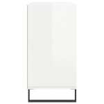 vidaXL Servantă, alb extralucios, 103,5x35x70 cm, lemn compozit vidaXL Servantă, alb extralucios, 103,5x35x70 cm, lemn compozit