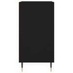 vidaXL Servantă, negru, 57x35x70 cm, lemn compozit
