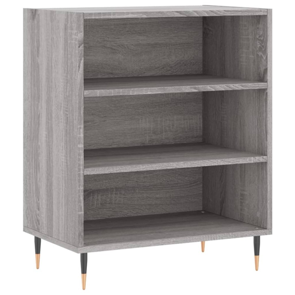 vidaXL Servantă, gri sonoma, 57x35x70 cm, lemn compozit