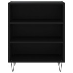 vidaXL Servantă, negru, 57x35x70 cm, lemn prelucrat
