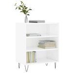 vidaXL Servantă, alb extralucios, 57x35x70 cm, lemn compozit vidaXL Servantă, alb extralucios, 57x35x70 cm, lemn compozit