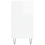 vidaXL Servantă, alb extralucios, 57x35x70 cm, lemn compozit vidaXL Servantă, alb extralucios, 57x35x70 cm, lemn compozit